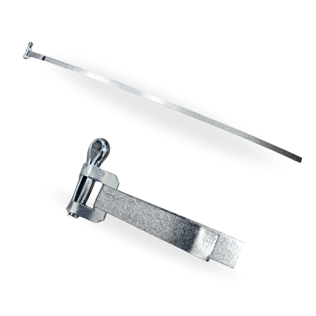 Fascetta metallica con coppiglia per manicotto carburatore Citroën 2CV Dyane Mehari Visa lunghezza 50 cm