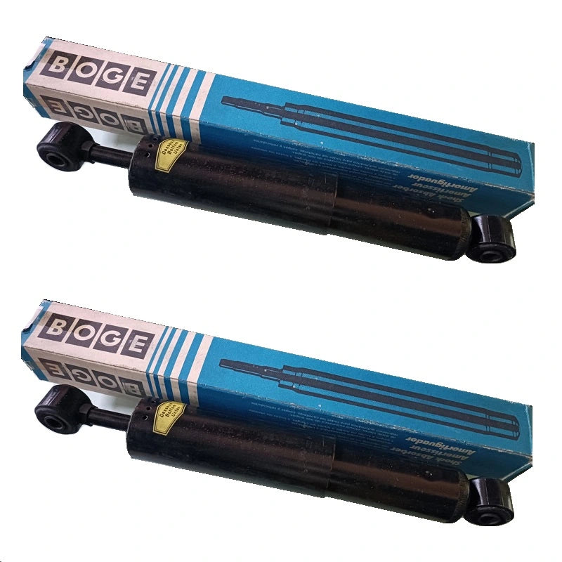Coppia di ammortizzatori anteriori BOGE originali, fondo di magazzino, in scatola originale, per Citroen 2CV, Dyane e Méhari.