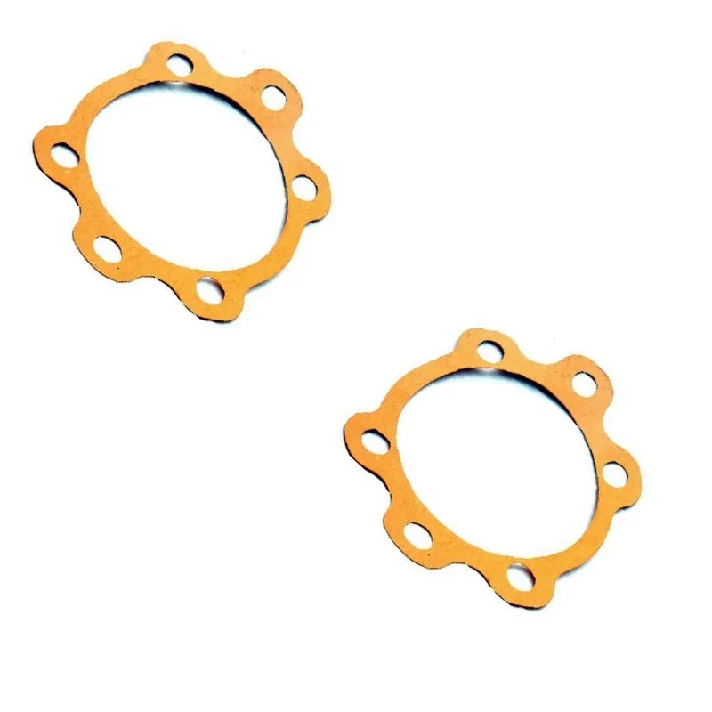 Coppia di guarnizioni in carta per mozzi scatola cambio Citroen 2CV, Dyane e Mehari, ideale per prevenire perdite di olio e mantenere l'efficienza del sistema.