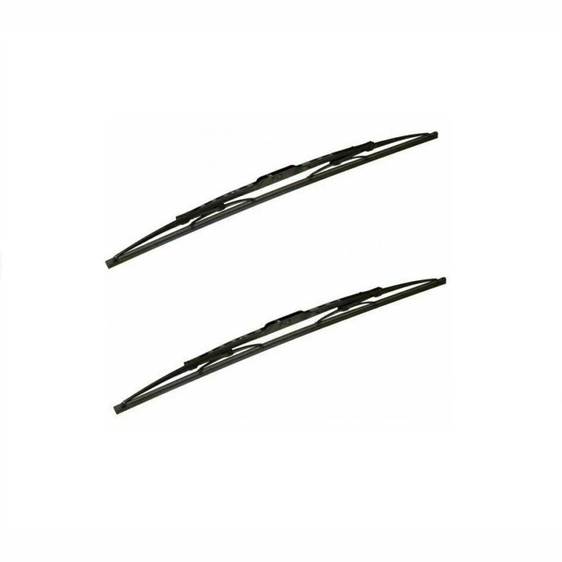 Coppia di spazzole tergicristallo da 28 cm con racchetta in plastica nera per Citroën Dyane e Mehari.