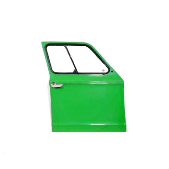Portiera anteriore destra per Citroën Dyane, disponibile in vari colori, mostrata in ottime condizioni, ideale per sostituzioni o restauri.