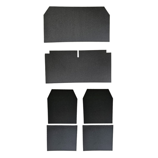 Set gommapiuma sagomata per sedili anteriori con schienale ad angolo tondo e panca posteriore – Citroën 2CV e Dyane